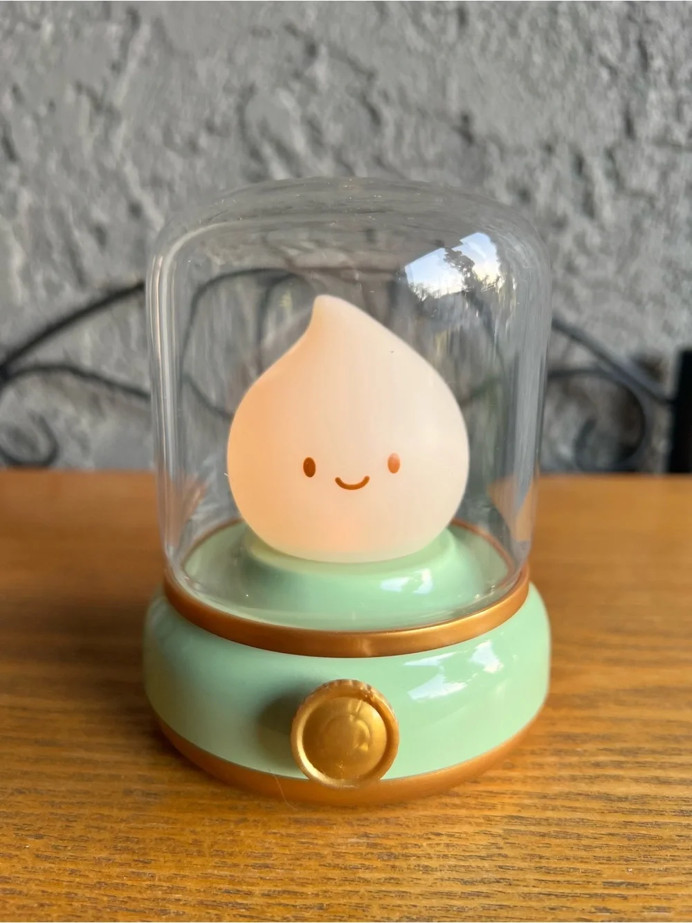 Smiley Night Light, Rechargeable Bedside Lamp